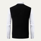 The Nottingham Classic Patterned V Neck Knitted Men’s Vest