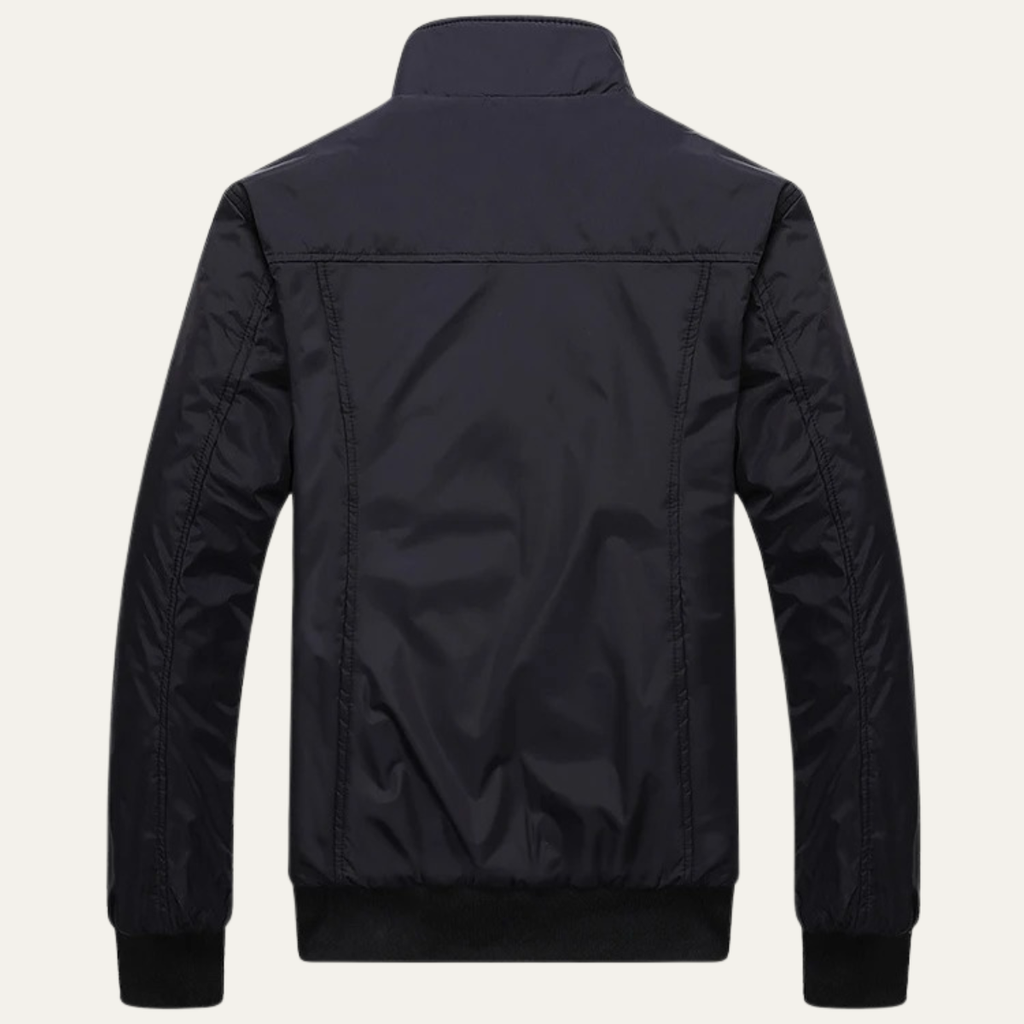 The  Firenze Men's Lightweight Stand Collar Bomber Jacket