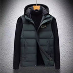 The Paris Quilted Modern Hooded Vest for Men