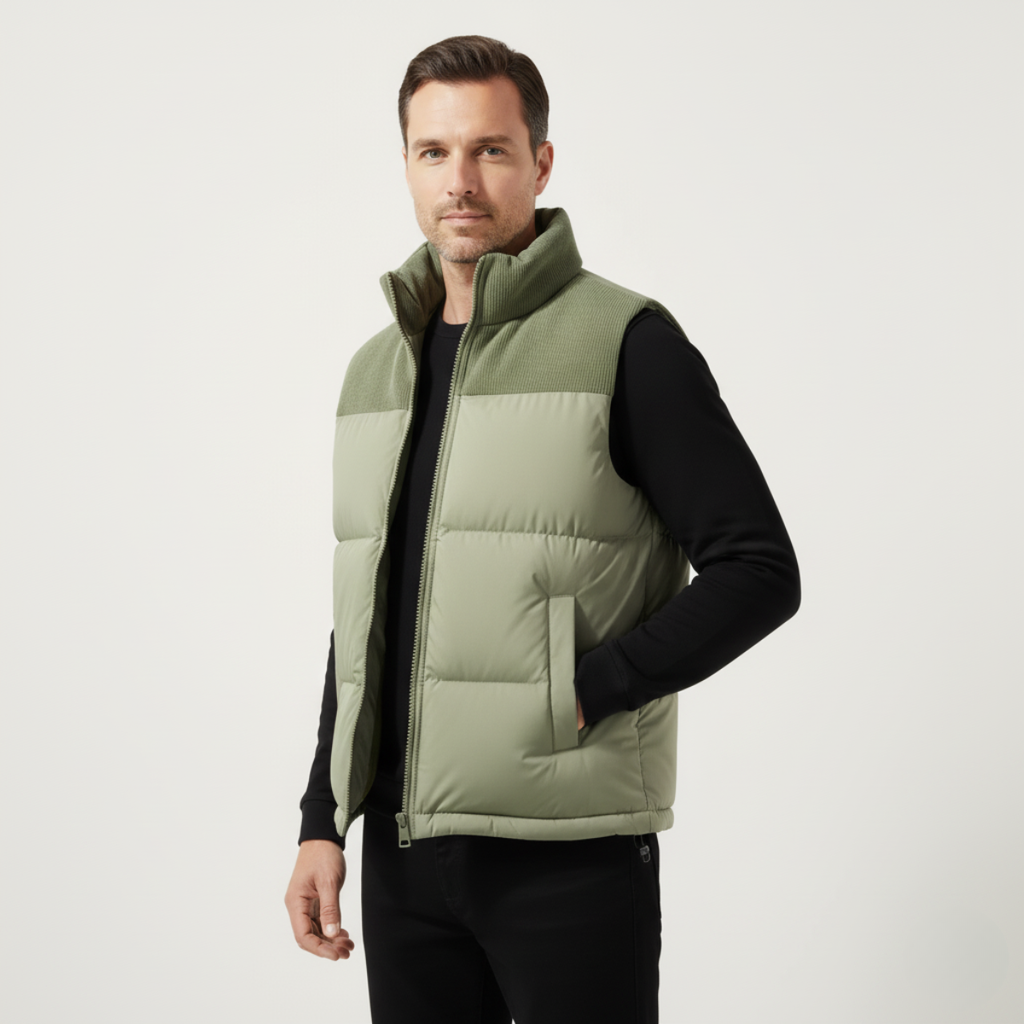 The Port Isaac Stylish Quilted Puffer Men's Gilet