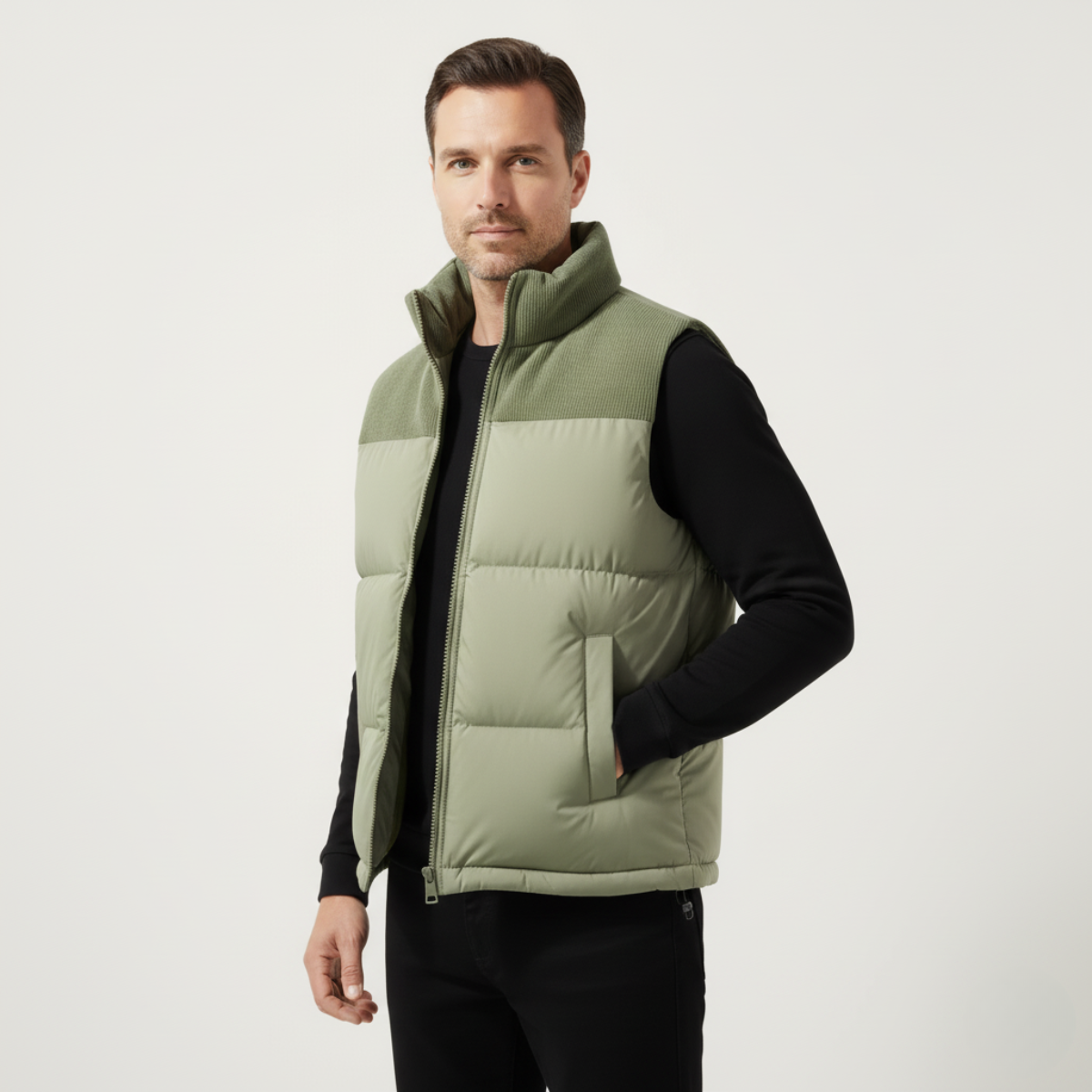The Port Isaac Stylish Quilted Puffer Men's Gilet