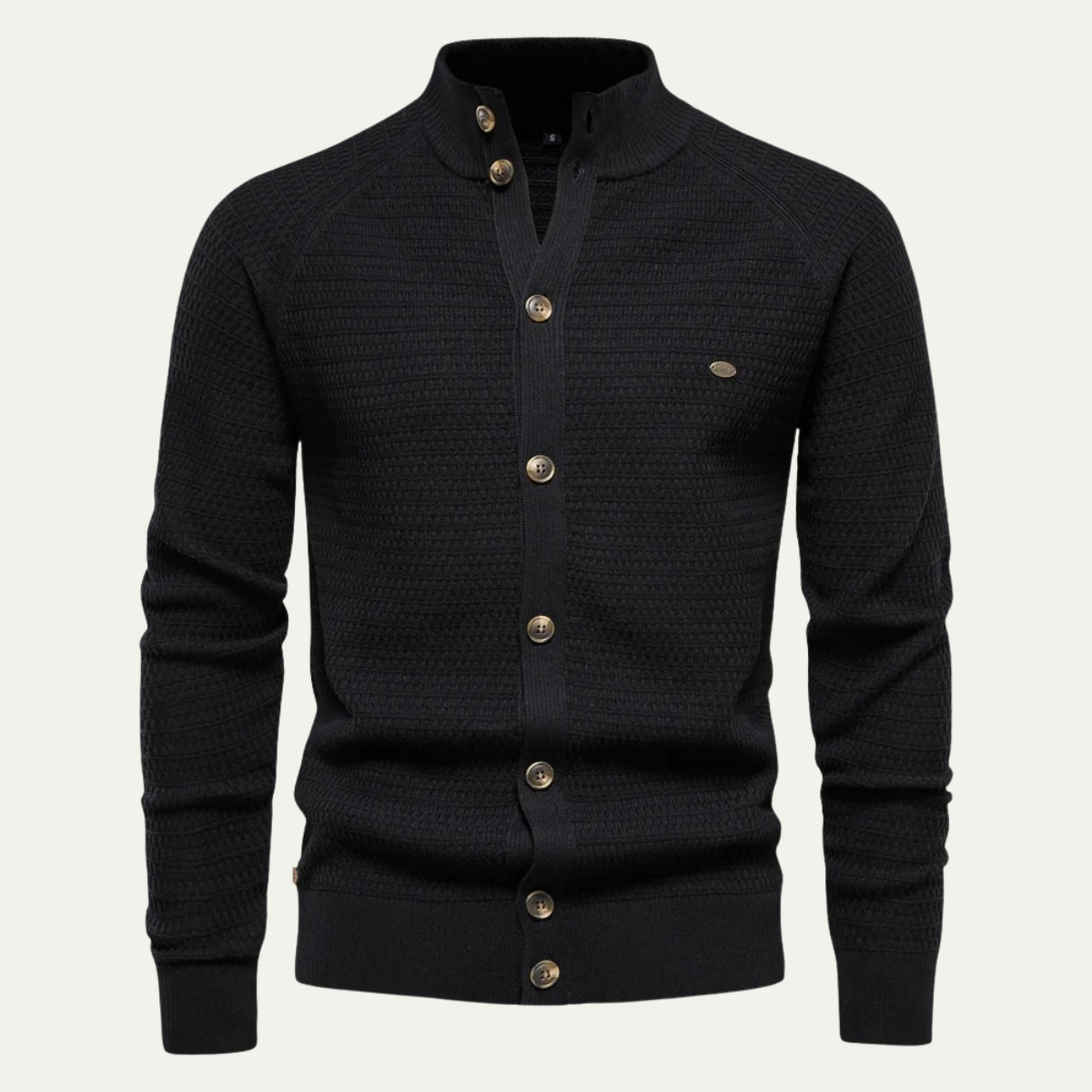 The Caernarfon Casual Button Up Knitted Men's Cardigan