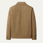 The Fairford Harrington Cotton Jacket with Zip Front for Men