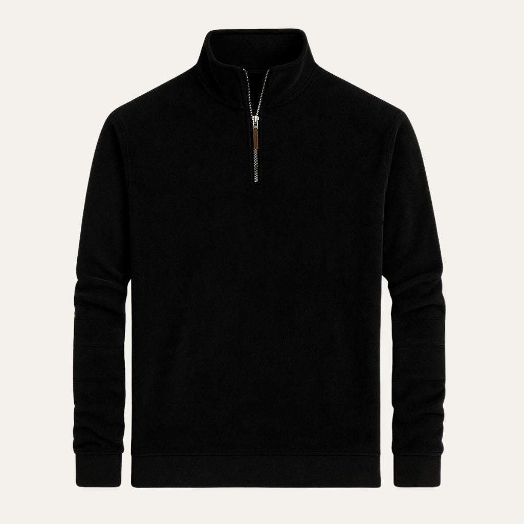 The Albury Classic Fleece Quarter Zip Jumper for Men