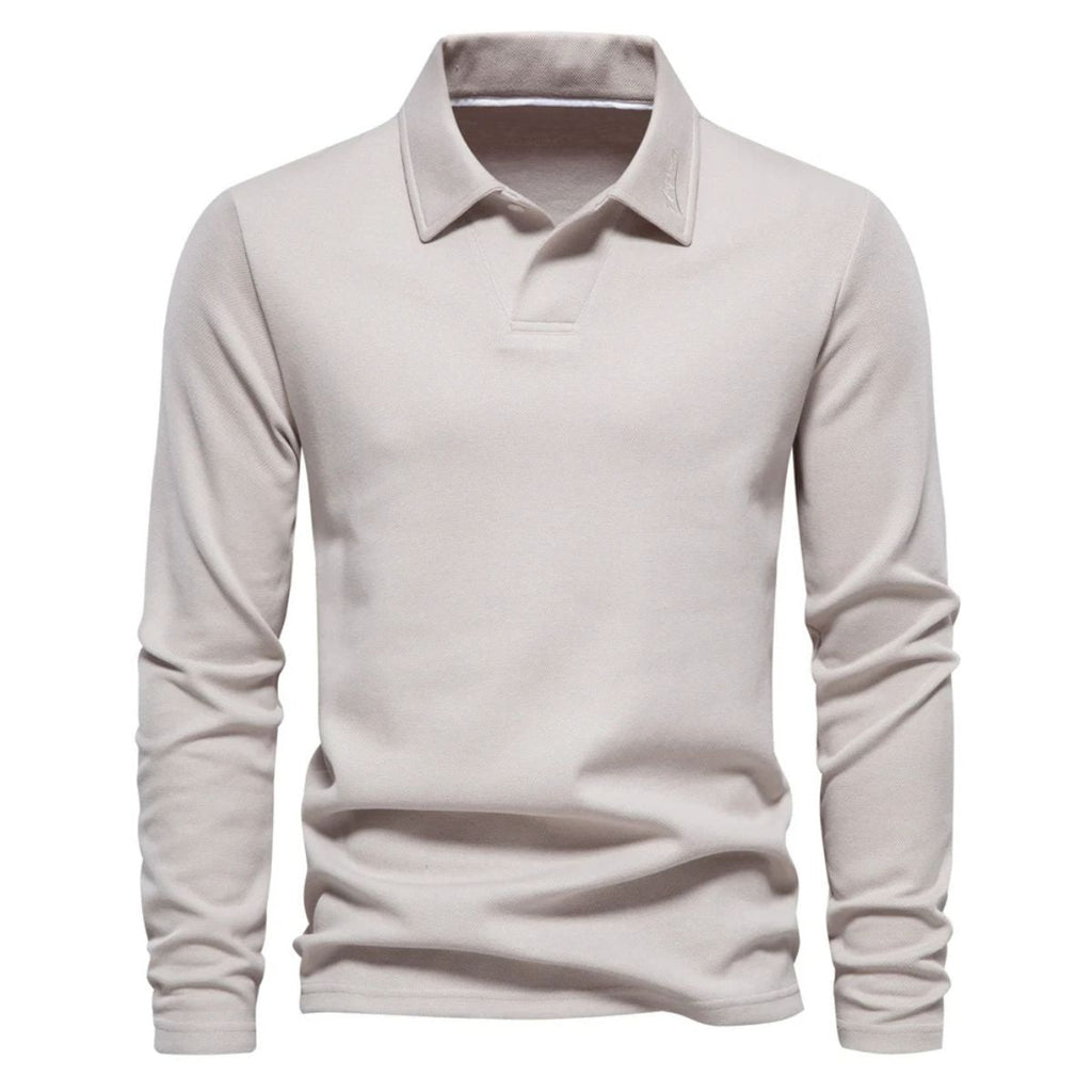The Porto Long Sleeve Modern Cotton Shirt for Men