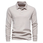 The Porto Long Sleeve Modern Cotton Shirt for Men