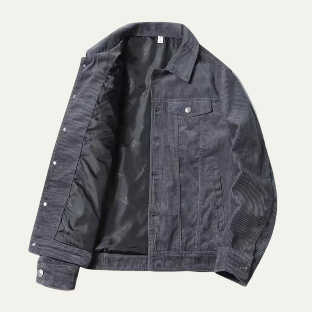 The Torino Men's Vintage Corduroy Button Up Jacket