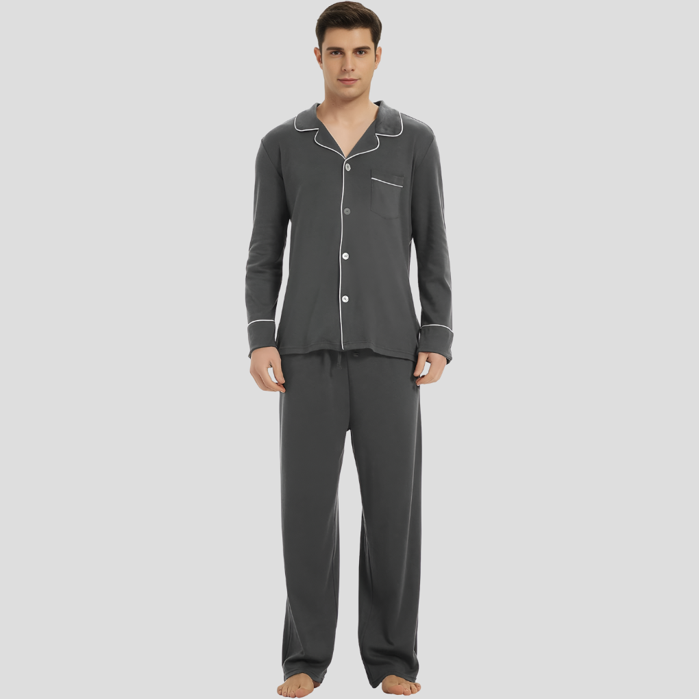 Benjamin | Men's Classic Long Sleeve Pajama Set