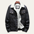 The Kilmarnock Men's Fleece Lined Denim Winter Jacket