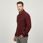 The Brighton Men’s Chunky Knit Jumper with Buttons