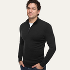 The Aviemore Quarter Zip Slim Fit Casual Men's Jumper