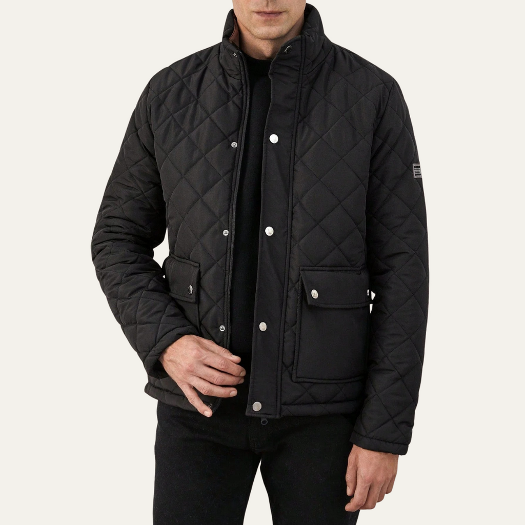 The Lincoln Men's Quilted Insulated Winter Outerwear Jacket
