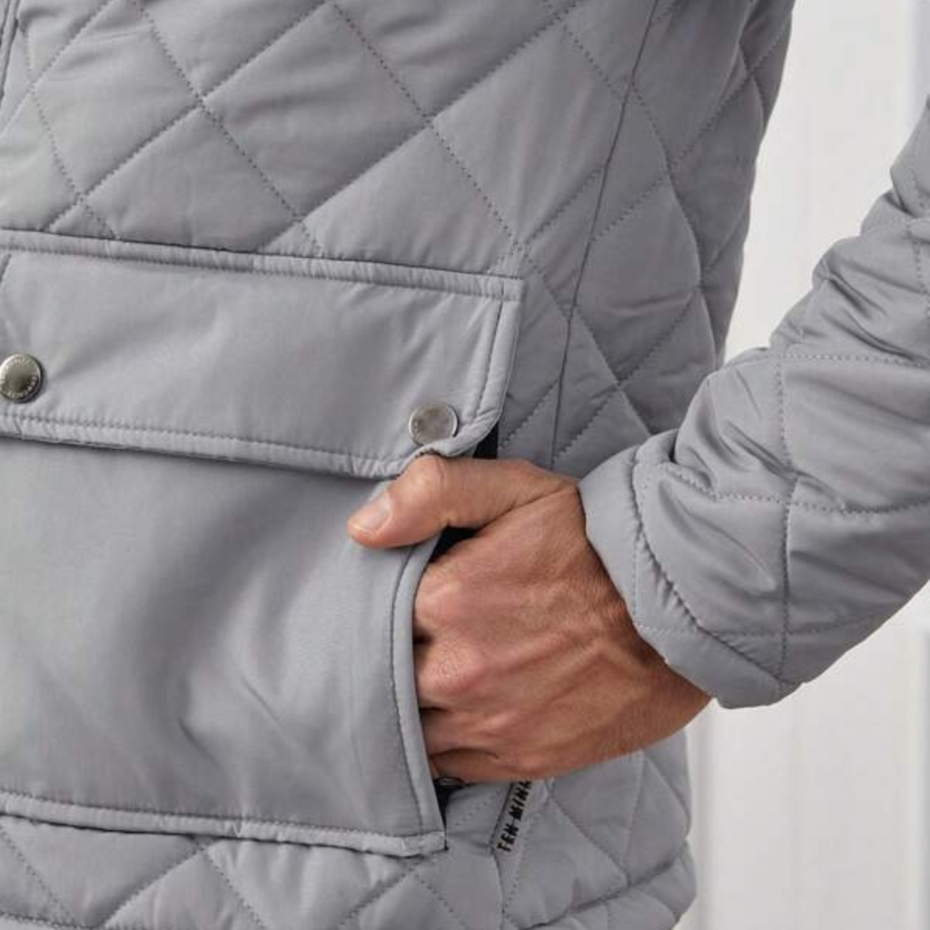 The Lincoln Men's Quilted Insulated Winter Outerwear Jacket