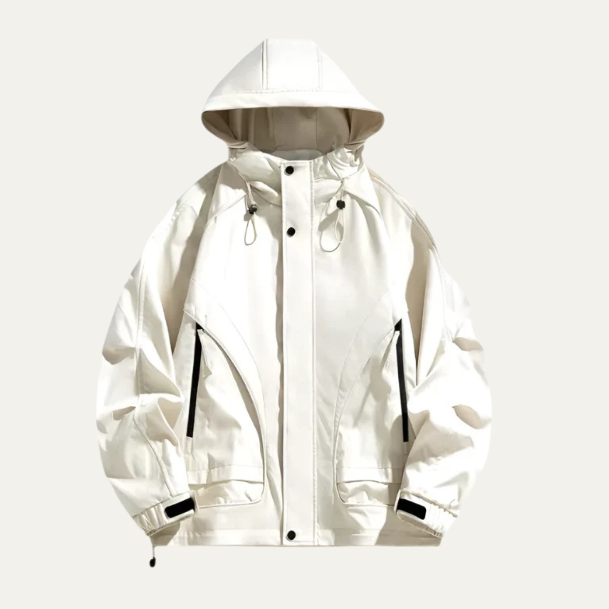 The New York Men's Waterproof Windbreaker - Lightweight Hooded Jacket