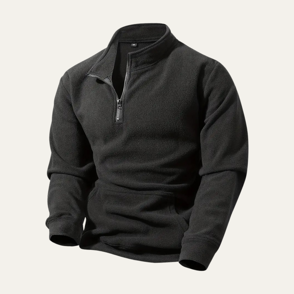 The Montrose Men's Casual Half Zip Sherpa Pullover