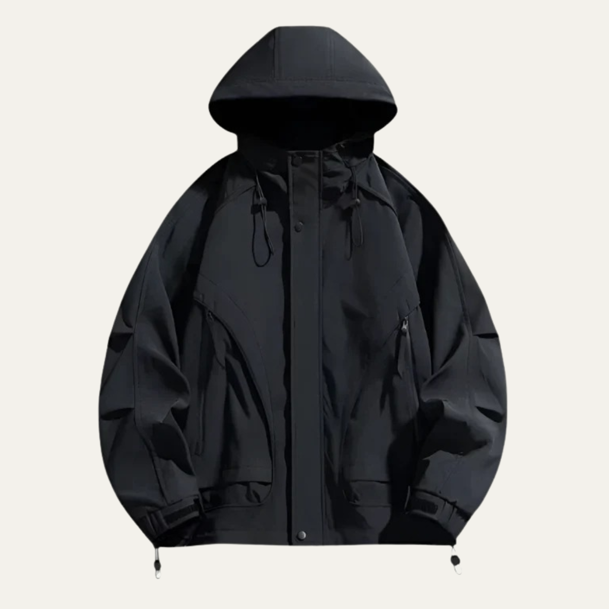 The New York Men's Waterproof Windbreaker - Lightweight Hooded Jacket