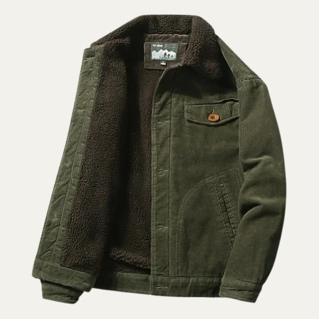 The Eversley Men's Corduroy Warm Winter Jacket