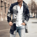 Axel | Men’s Long Checkered Winter Coat