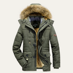 The Westminster Men's Warm Winter Parka Jacket with Fleece Lining