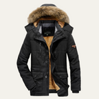 The Westminster Men's Warm Winter Parka Jacket with Fleece Lining