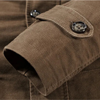 The Appiano Men’s Winter Wool Jacket with Plaid Lining and Double Breasted Design