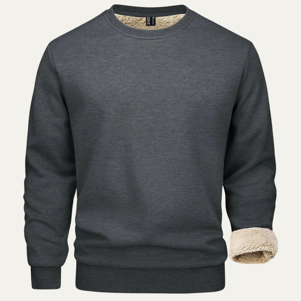 The Bristol Men's Casual and Comfortable Fleece Lined Jumper
