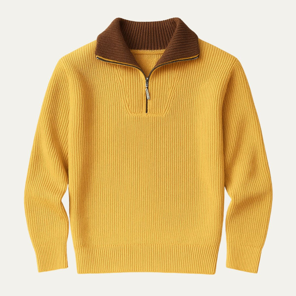 The Exeter Quarter Zip Jumper for Men