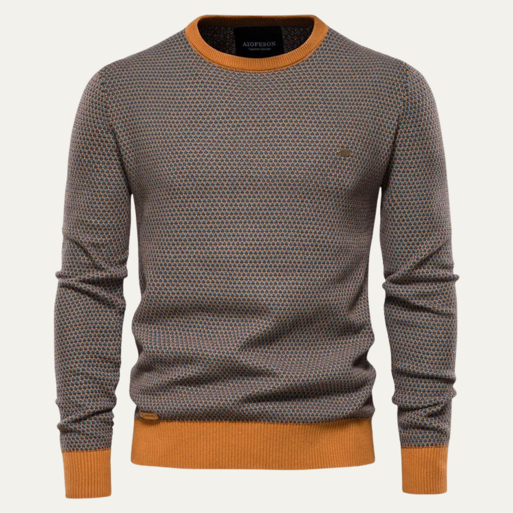 The Anglesey Men's Casual Crew Neck Knit Jumper
