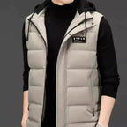 The Paris Quilted Modern Hooded Vest for Men