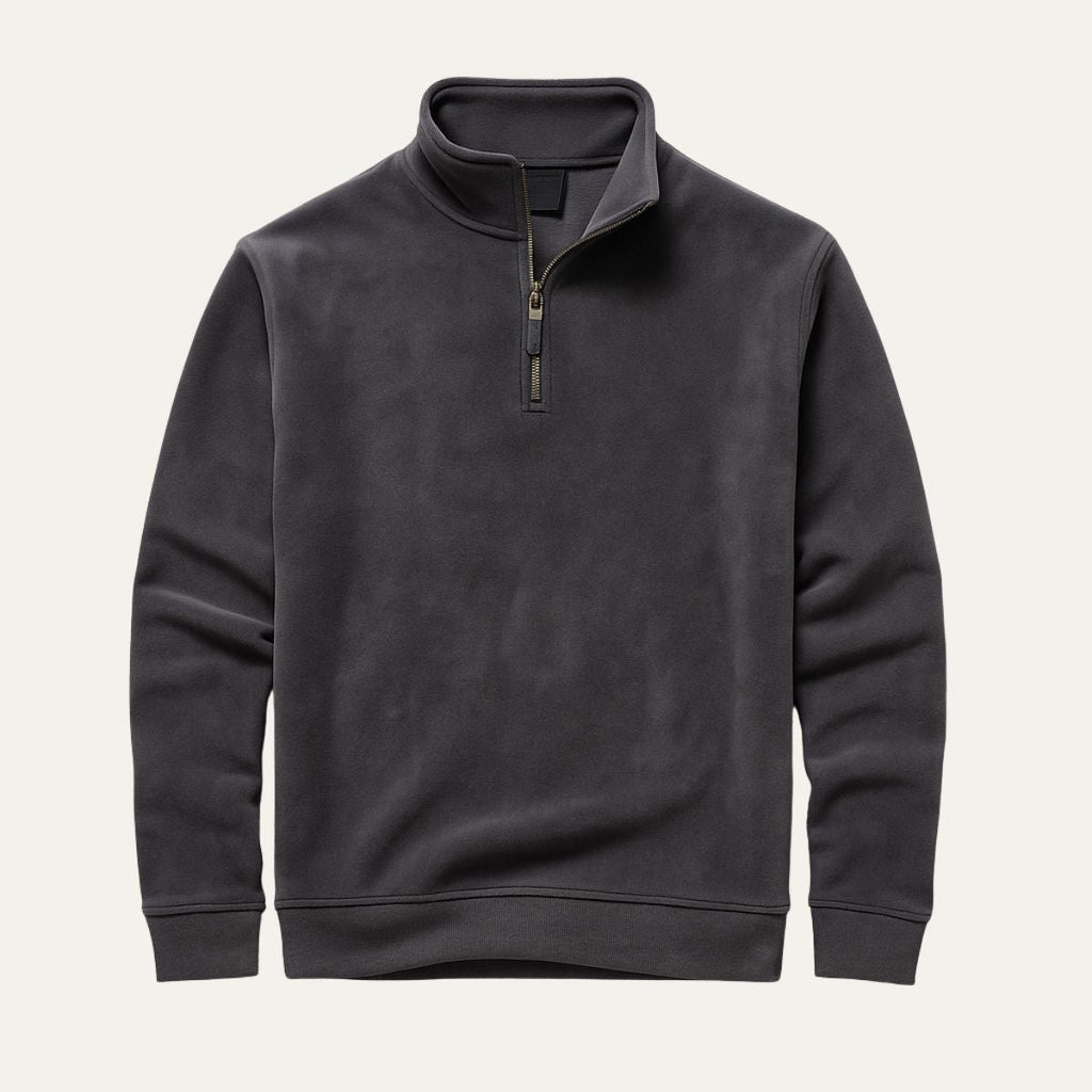 The Albury Classic Fleece Quarter Zip Jumper for Men