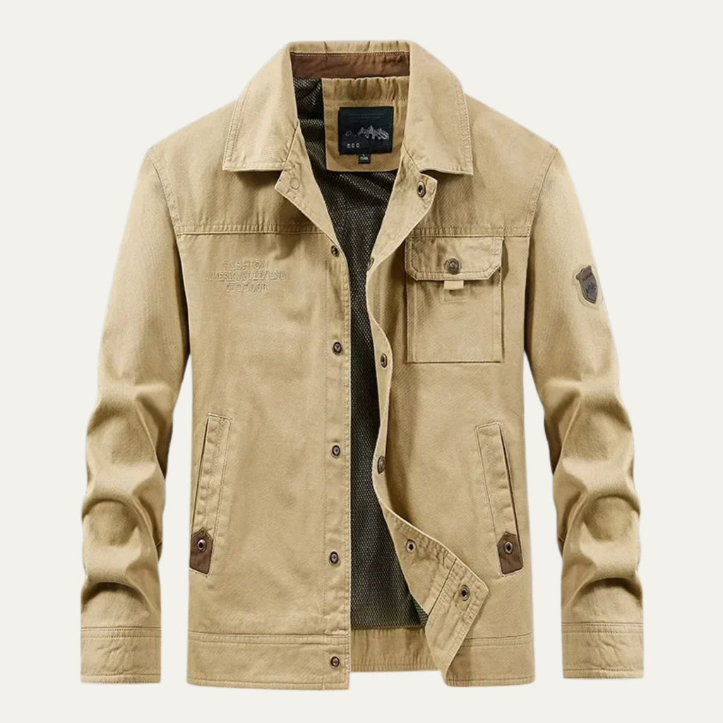 The Ranger Tactical Cargo Jacket for Men — Waterproof & Multi-Pocket Design