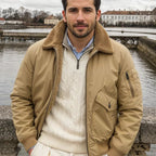 The Leeds Fleece Lined Bomber Jacket for Men