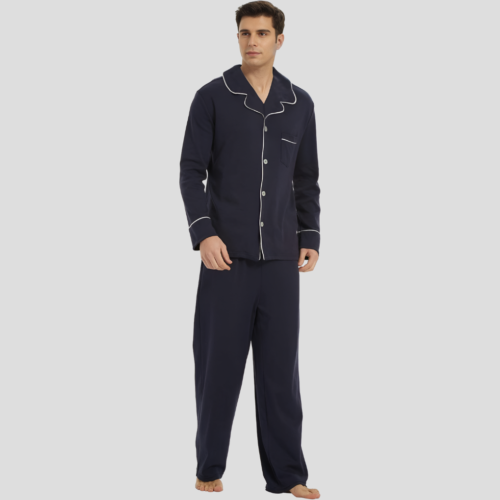 Benjamin | Men's Classic Long Sleeve Pajama Set