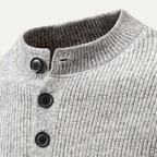 The Asciano Winter Warm Henley Knit Men’s Jumper