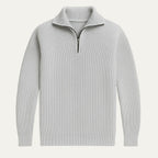 The Merino Knitted Quarter Zip Jumper