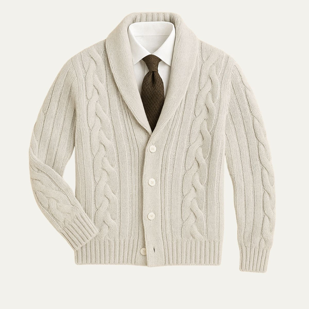 The Kensington Knitted Cardigan for Men