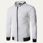 The Appiano Lightweight Zip Up Quilted Bomber Men's Jacket