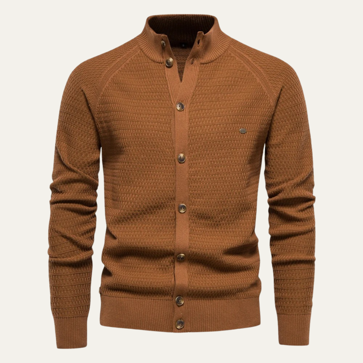 The Caernarfon Casual Button Up Knitted Men's Cardigan