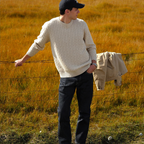 The Hever Cable Knit Crew Neck Men’s Sweater