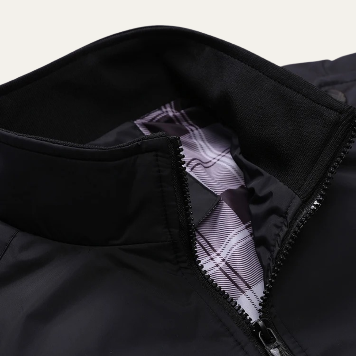 The  Firenze Men's Lightweight Stand Collar Bomber Jacket