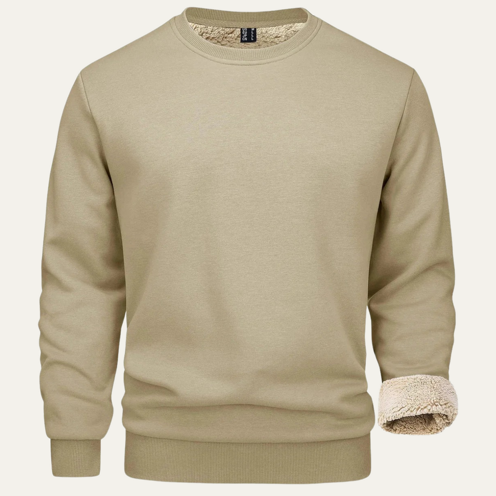 The Bristol Men's Casual and Comfortable Fleece Lined Jumper