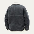 The Venezia Suede Winter Fleece Lined Aviator Men's Jacket