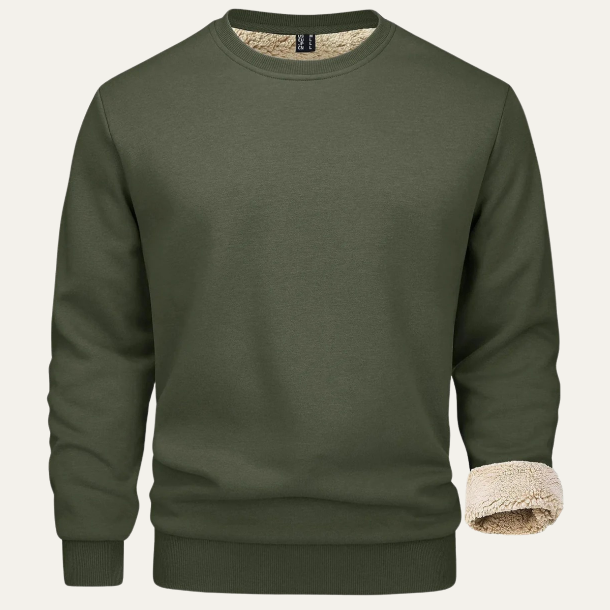 The Bristol Men's Casual and Comfortable Fleece Lined Jumper