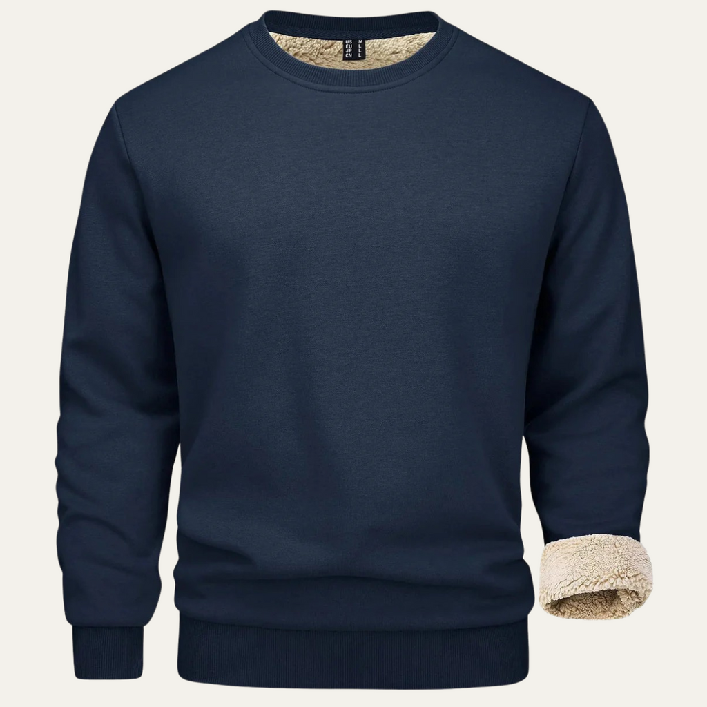 The Bristol Men's Casual and Comfortable Fleece Lined Jumper