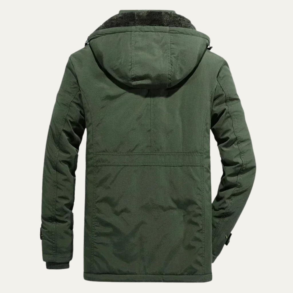 The Procida Men’s Winter Waterproof Parka Jacket with Multiple Pockets