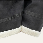 The Venezia Suede Winter Fleece Lined Aviator Men's Jacket