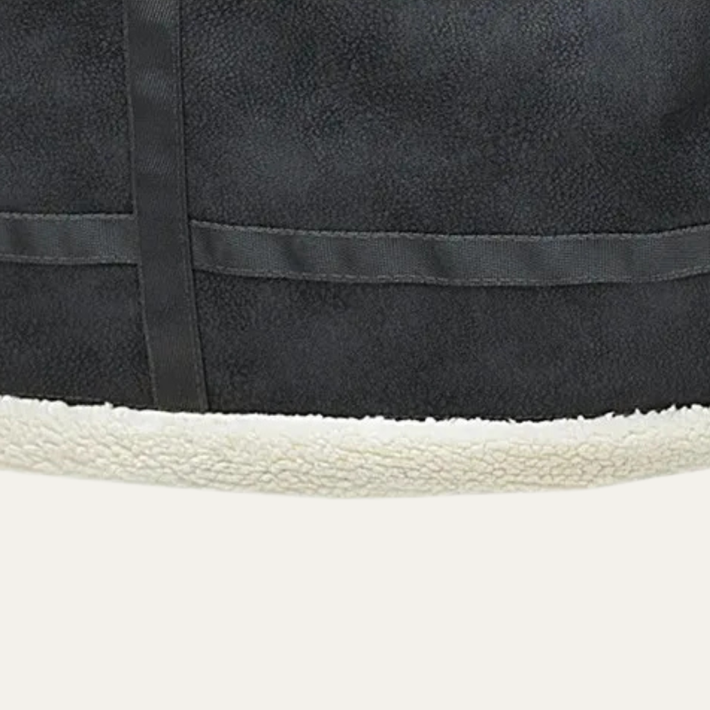 The Venezia Suede Winter Fleece Lined Aviator Men's Jacket