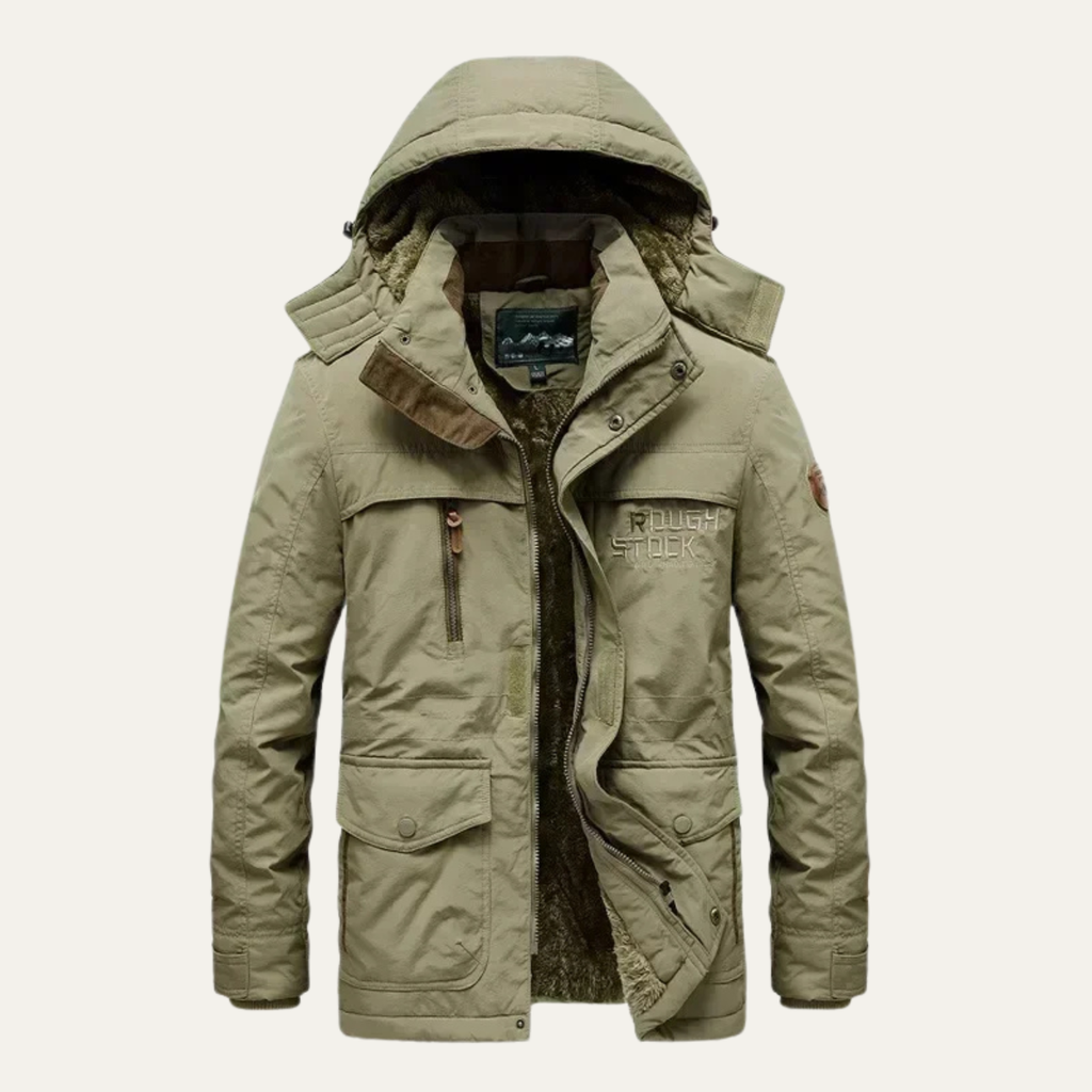 The Procida Men’s Winter Waterproof Parka Jacket with Multiple Pockets