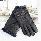 The Brenton Men’s Sheepskin Fur Winter Gloves