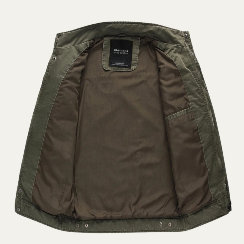 The Aberdeen Men's Trendy Cargo Cotton Jacket with Pockets